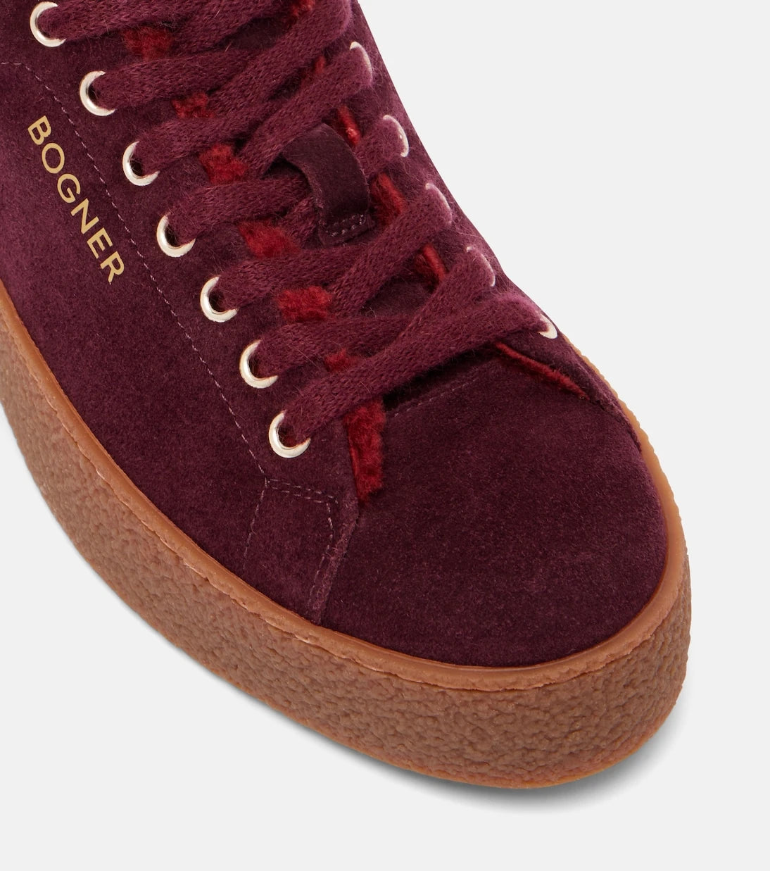 Bogner - Lucerne shearling-lined suede sneakers