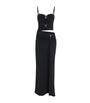 Christopher Esber Black Cut-Out Orbit Maxi Dress