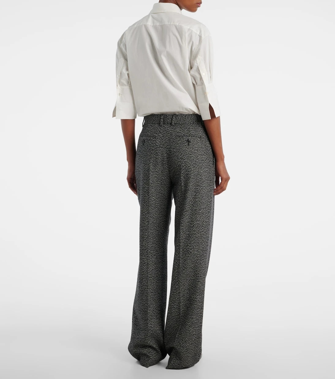 The Row - Mikkela cashmere and wool straight pants