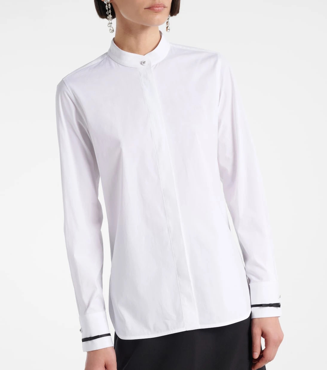 Max Mara - Otranto cotton-blend poplin shirt