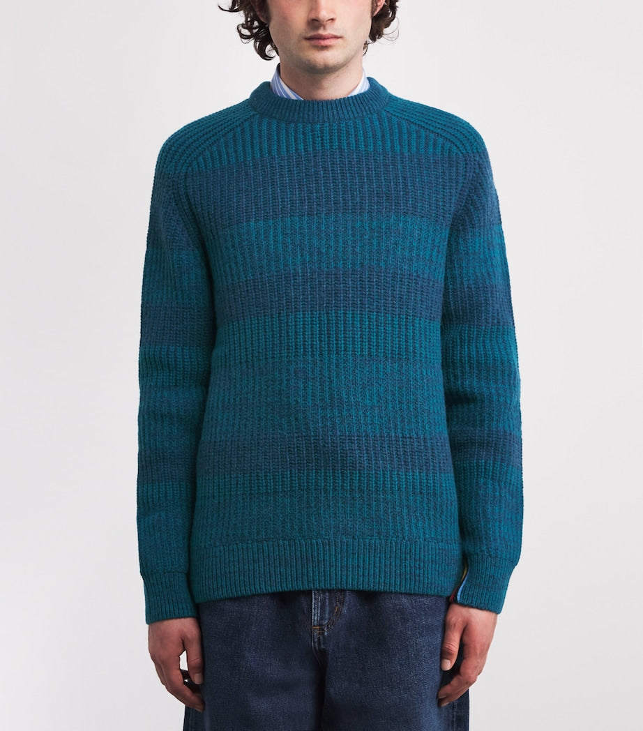 Barbour x Paul Smith Wool Saddle Sweater