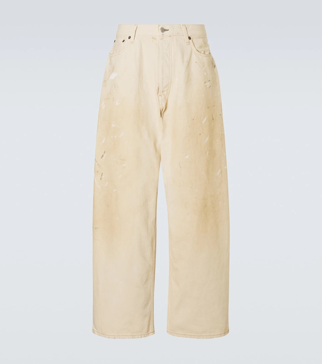 Acne Studios - جينز واسع الساق بتصميم بالٍ 2023
