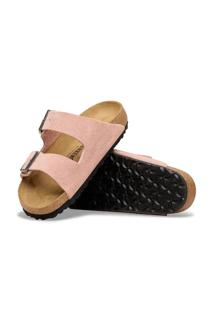 Birkenstock чехли дамски от велур Arizona