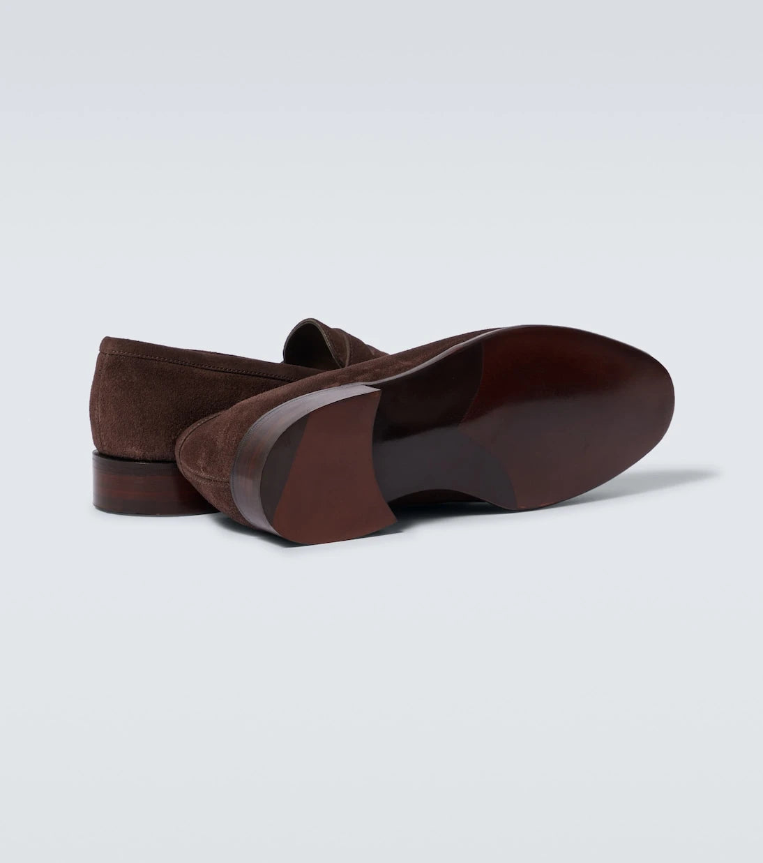 George Cleverley - Bradley II suede penny loafers