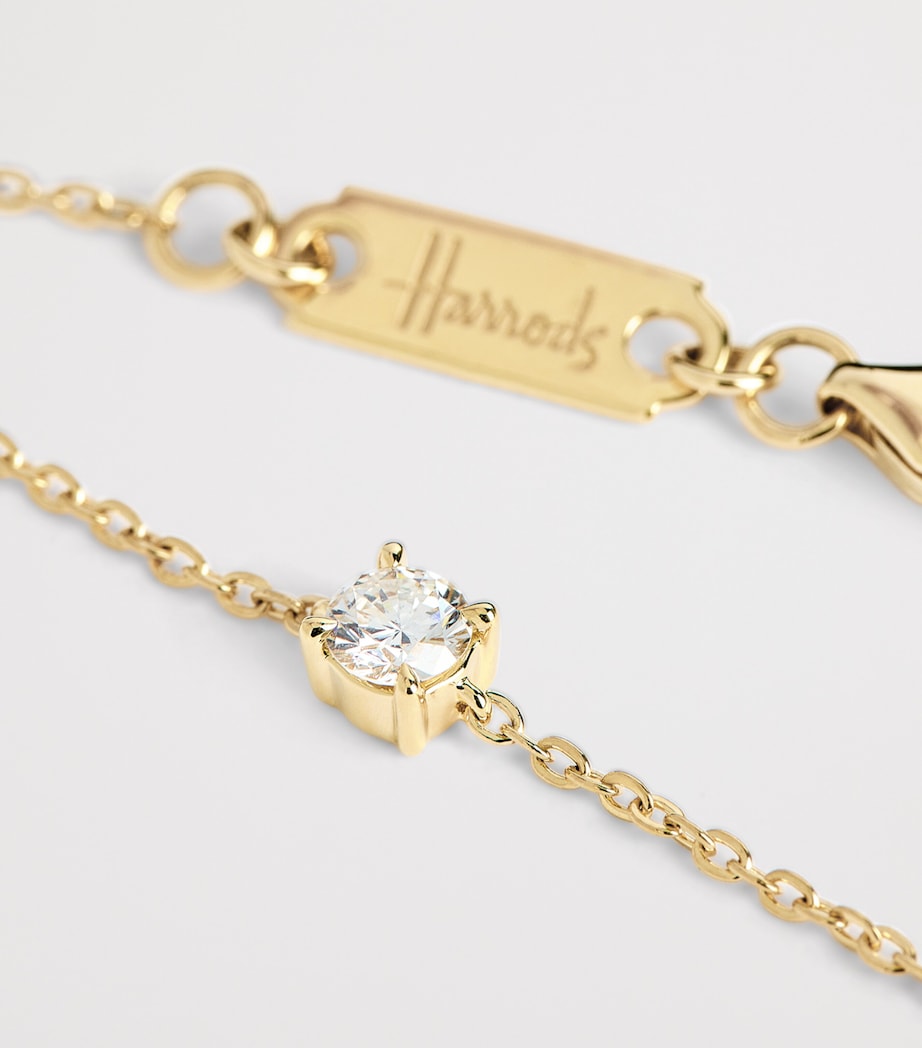 Yellow Gold and Diamond Bracelet (0.25ct)
