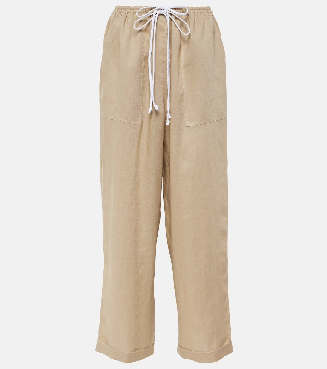 Tory Burch - Linen wide-leg pants