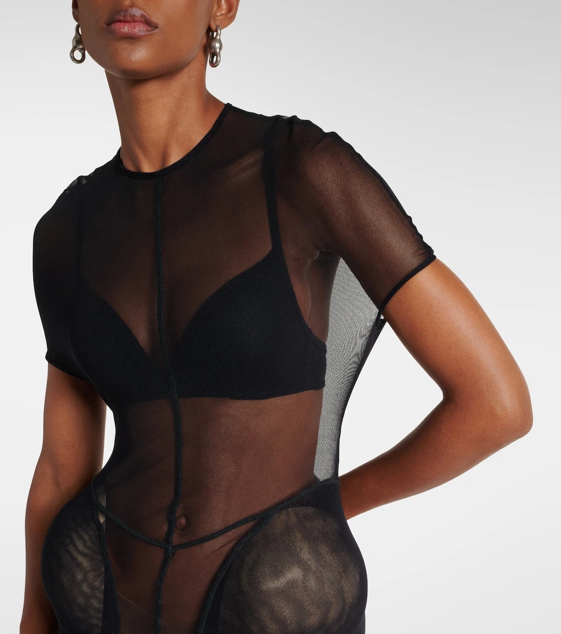 Jean Paul Gaultier - x Shayne Oliver tulle gown
