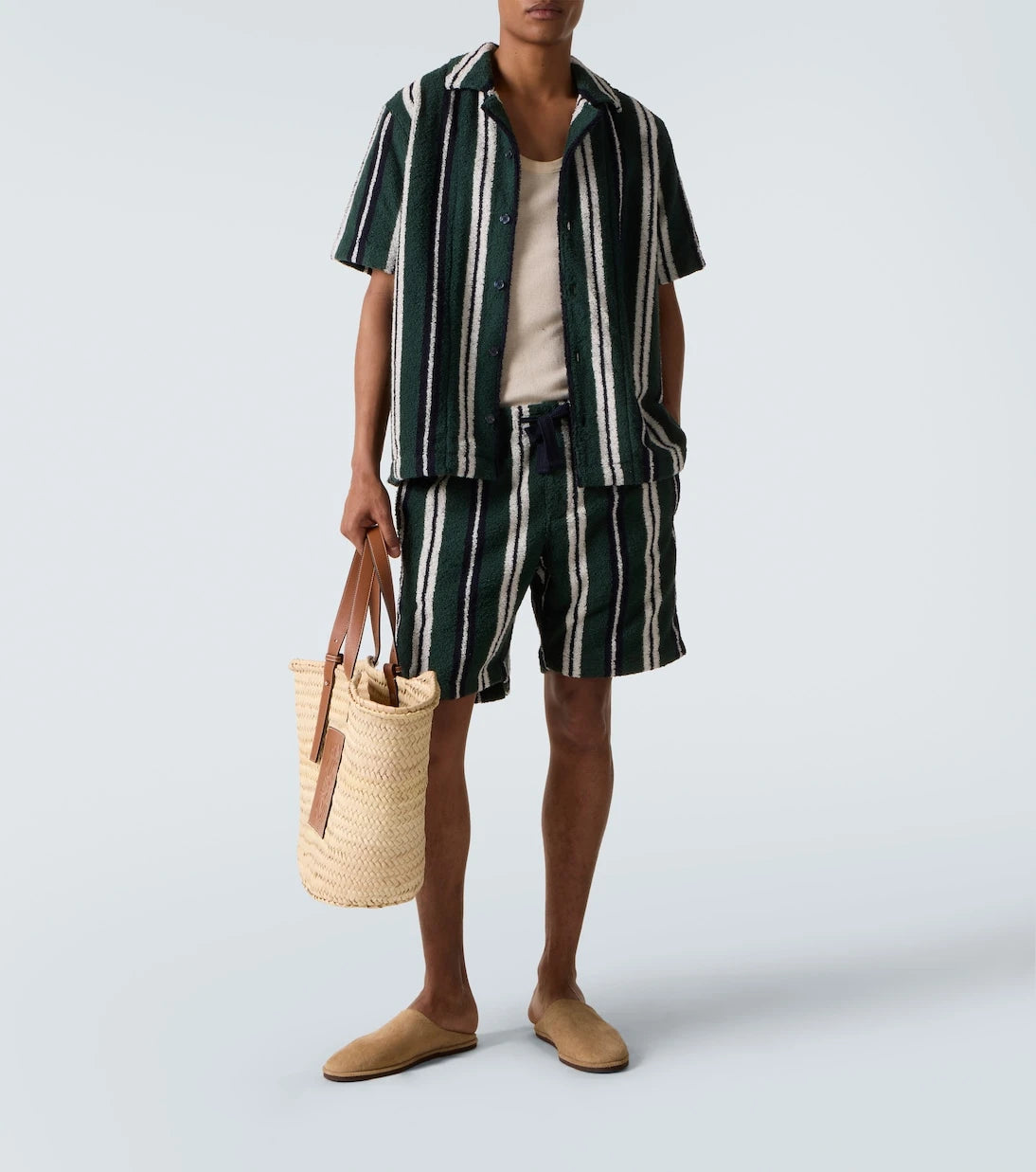 Orlebar Brown - Trevone striped terry shorts