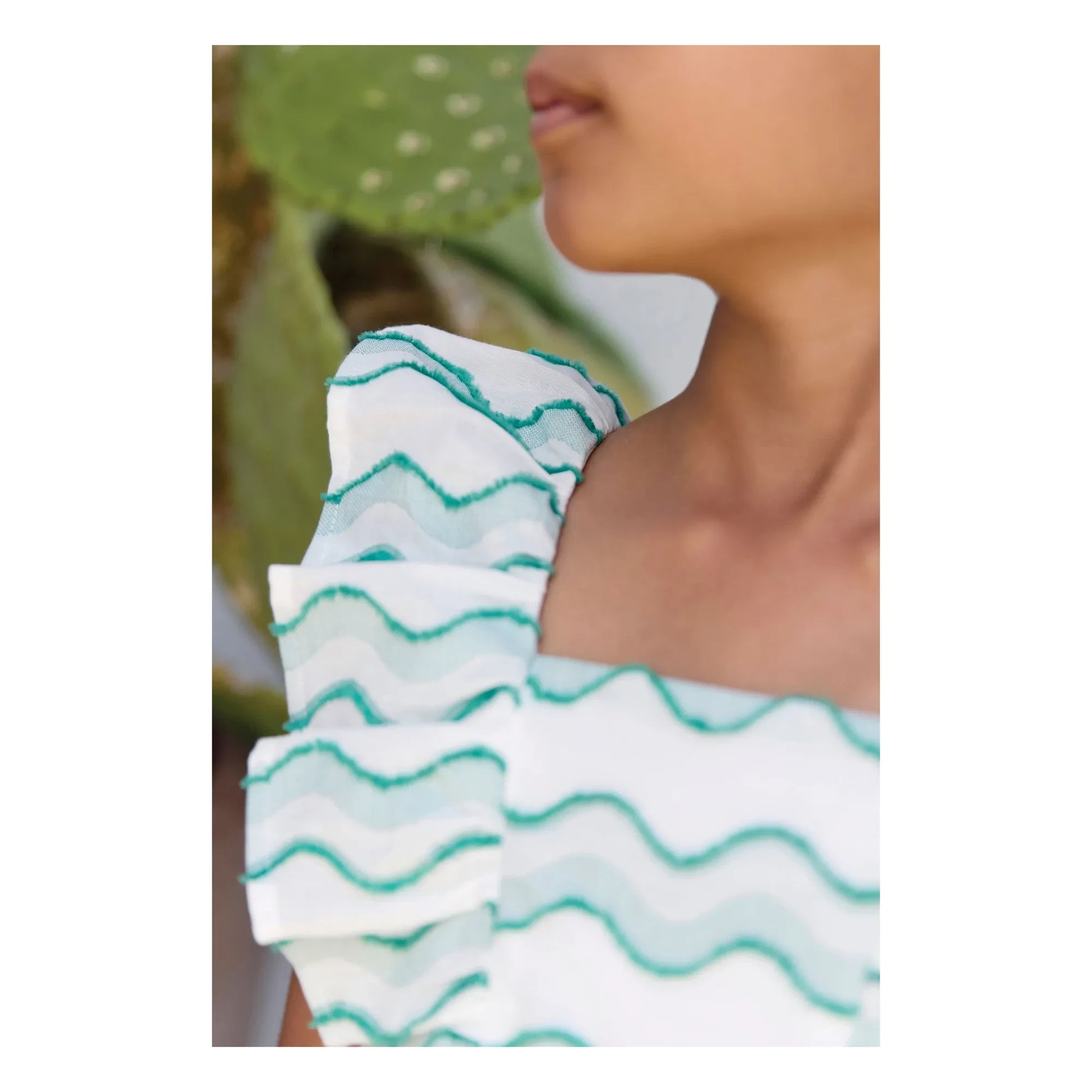 Tartine et Chocolat - Wave Dress | Green