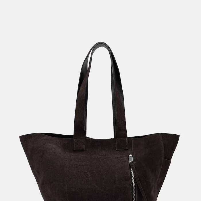 Велурена чанта AllSaints ALBA