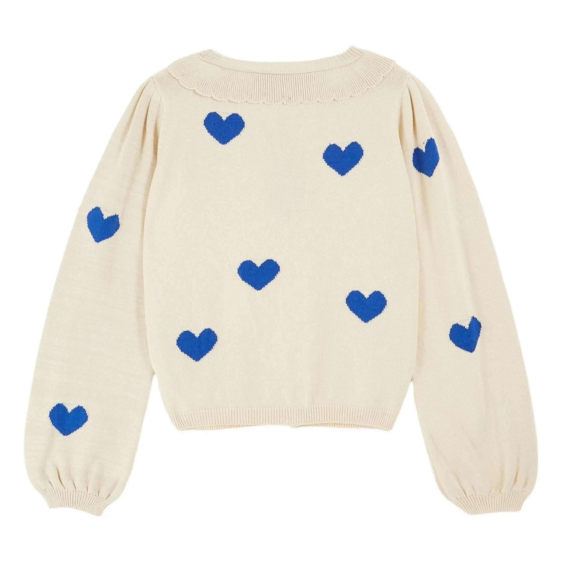 Emile et Ida - Cardigan Boum Coton Bio | Ecru