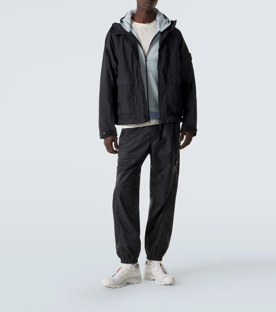 Stone Island - Compass cotton-blend hoodie