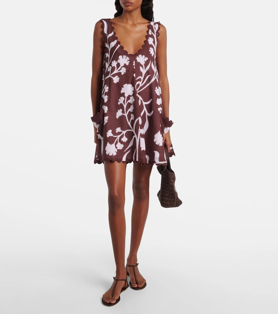 Juliet Dunn - Floral cotton minidress
