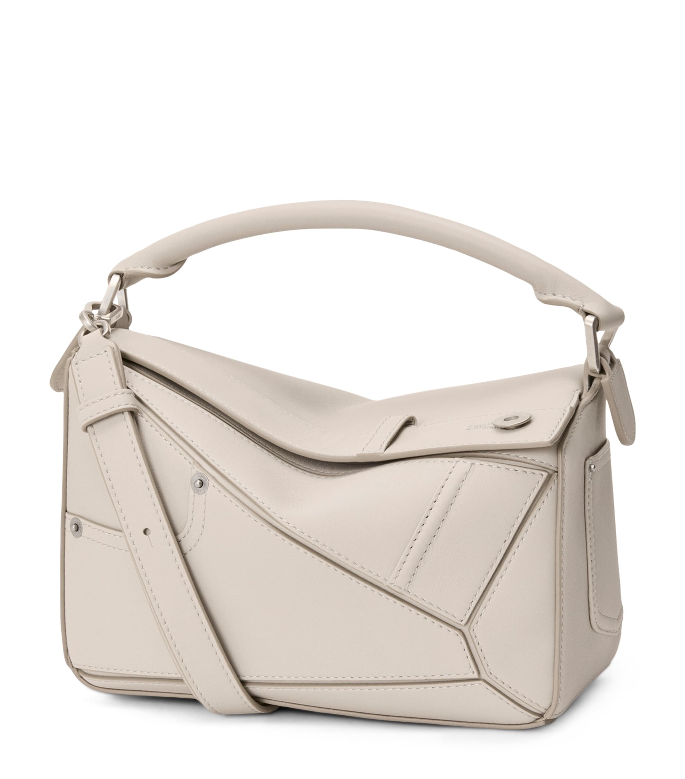 LOEWE Small Leather Puzzle Panta Top-Handle Bag