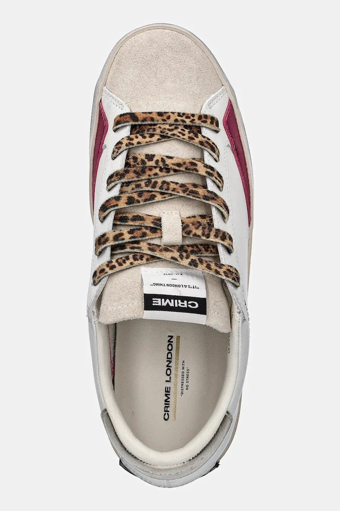 Crime London DISTRESSED Deri Sneakers