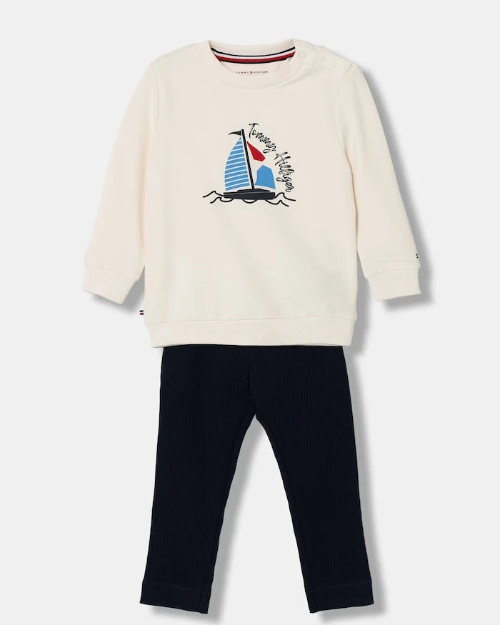 Tommy Hilfiger bebek pamuklu set