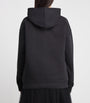 GANNI Black Organic Cotton Animal Hoodie
