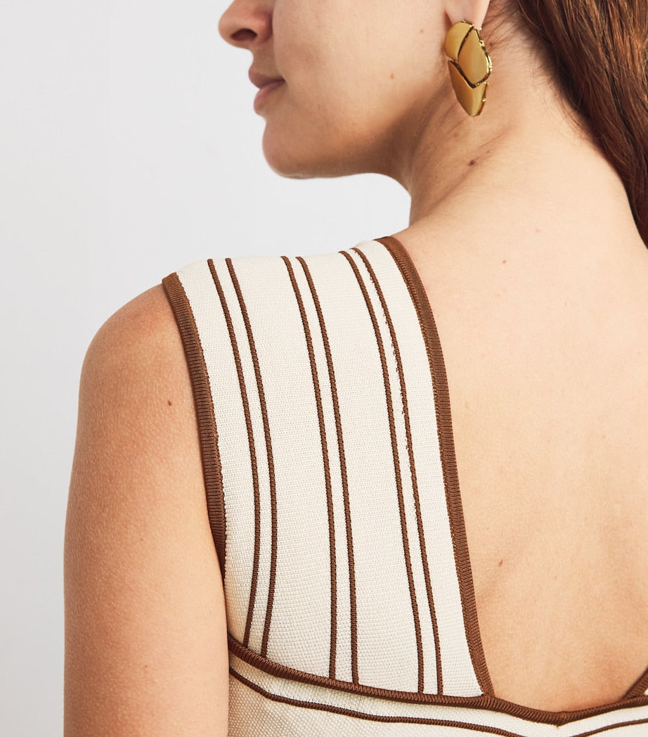 Multi Halterneck Hypnotic Midi Dress