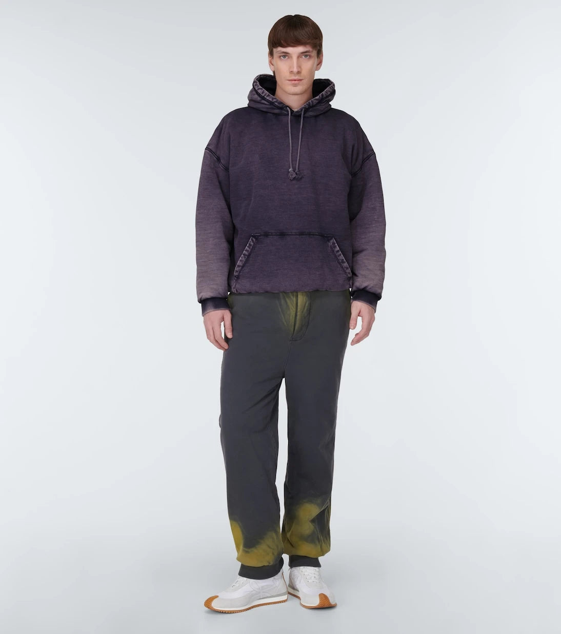 Loewe - سويت شيرت بغطاء للرأس من قطن الجيرسيه