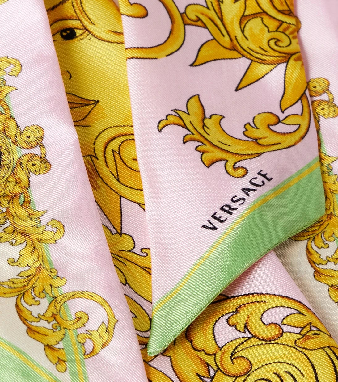 Versace - Printed silk twill scarf