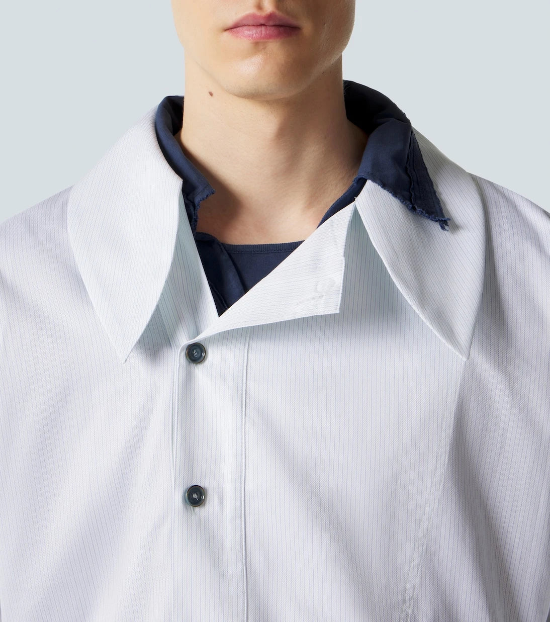 Kiko Kostadinov - Kest striped cotton shirt