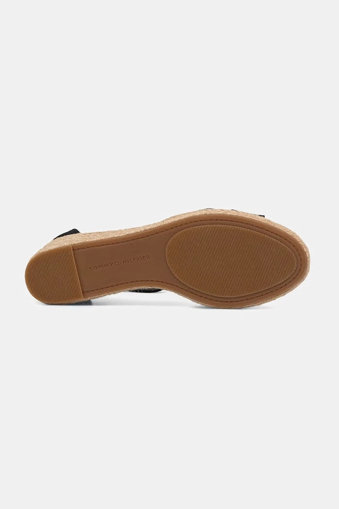 Tommy Hilfiger MID WEDGE ESPAD X CROSS Dolgu Topuk Sandalet