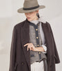Brunello Cucinelli Brown Virgin Wool-Cashmere Belted Trench Coat
