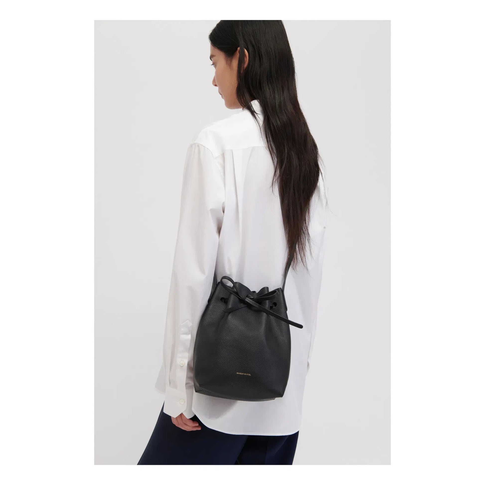 Mansur Gavriel - Soft Mini Bucket bag | Black