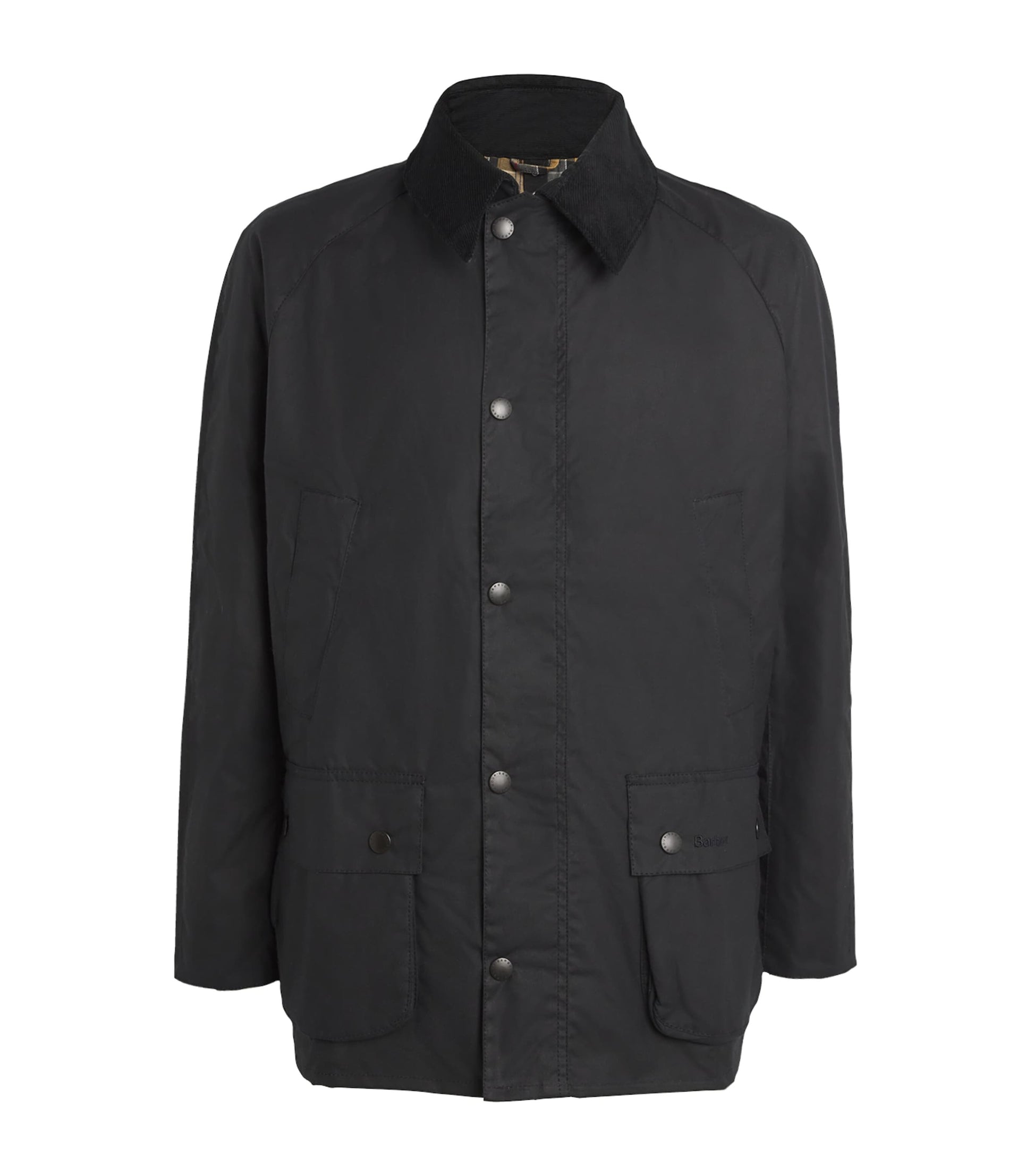 Barbour Navy Waxed Ashby Jacket