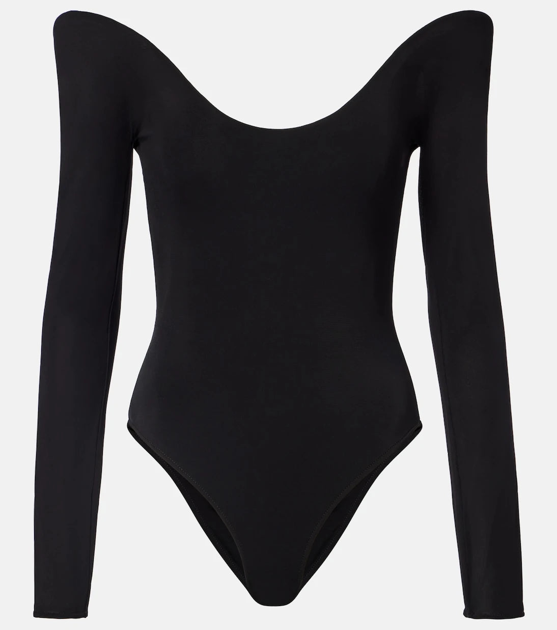 Alaïa - بودي سوت جيرسيه مكشوف الأكتاف