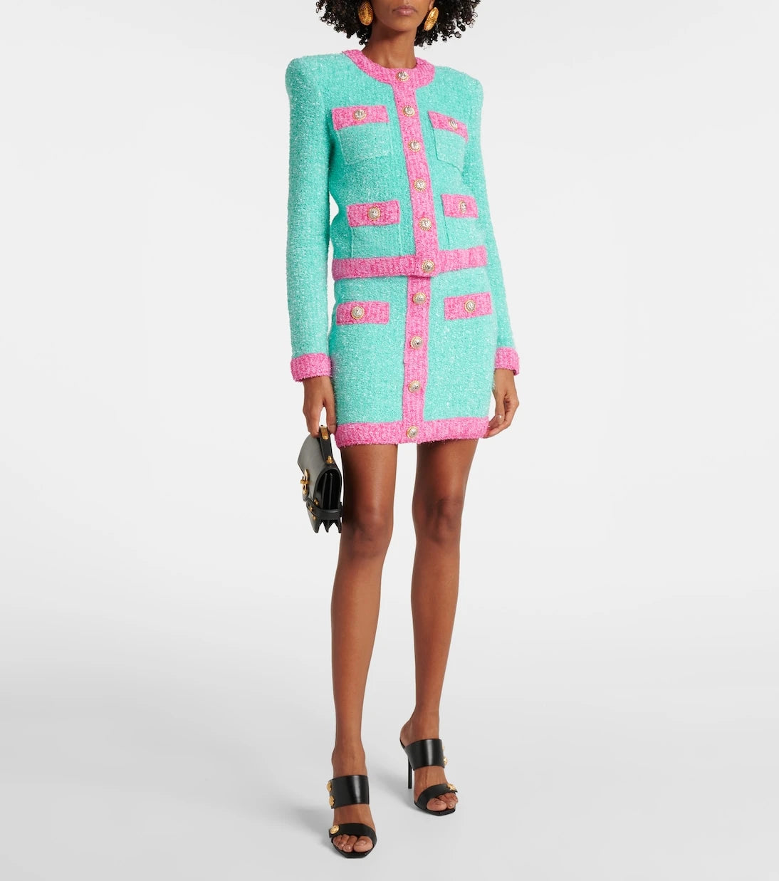 Balmain - Knitted miniskirt