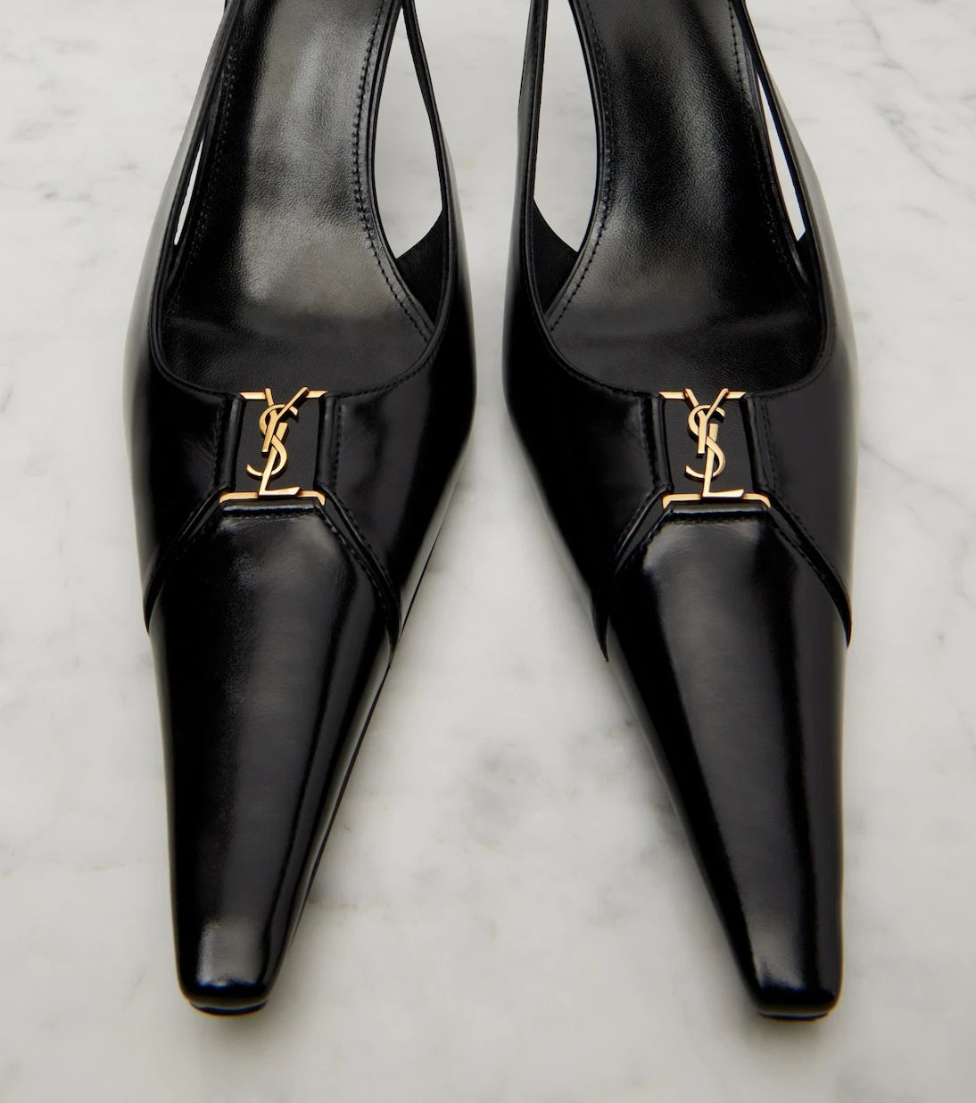 Saint Laurent - Babylone Breteuil 75 slingback pumps