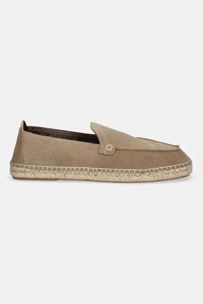 Emporio Armani Erkek Süet Espadril