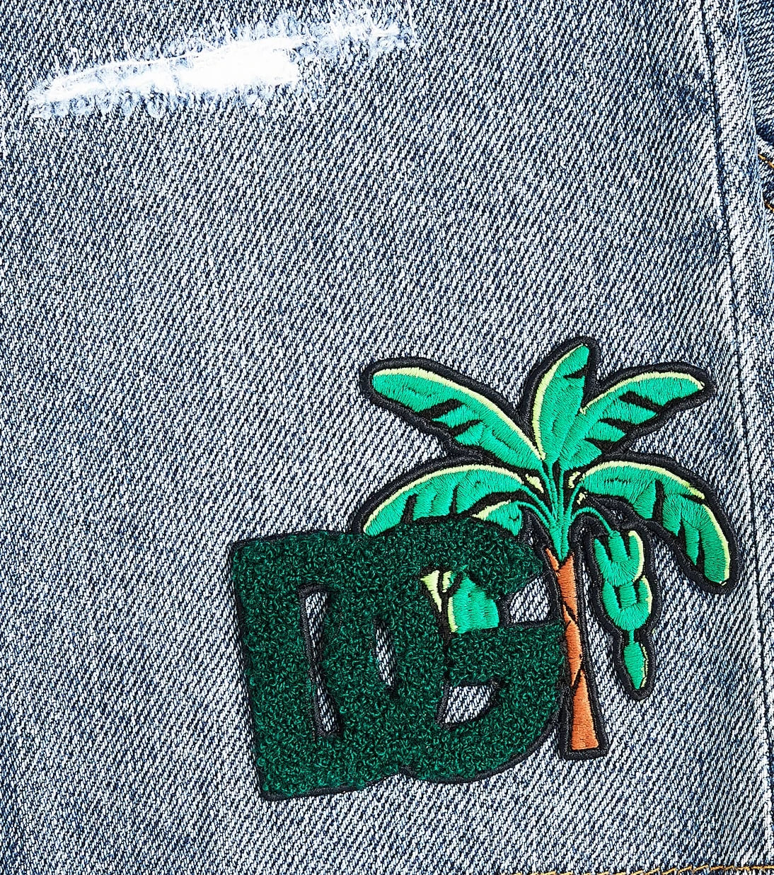 Dolce&Gabbana Kids - شورت جينز DG
