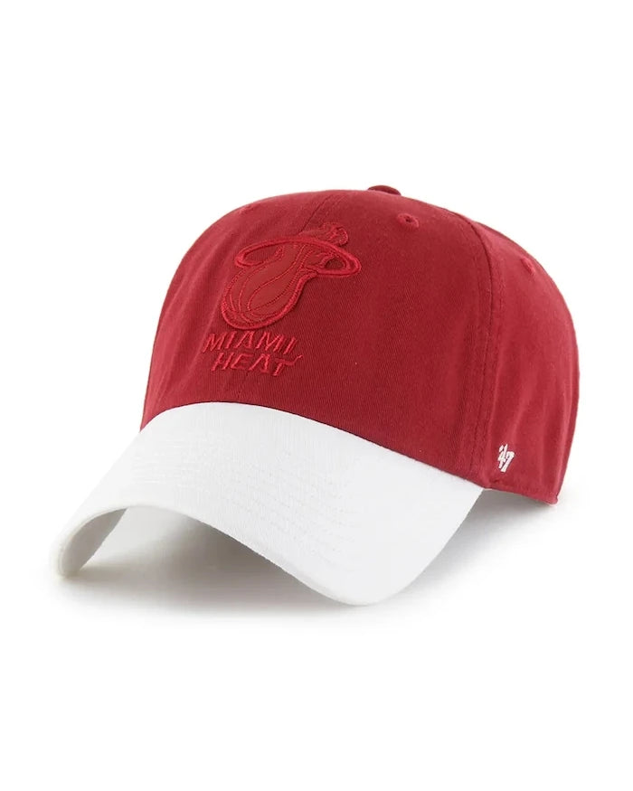 Памучна шапка с козирка 47 brand NBA Miami Heat '47 x Tommy Hilfiger