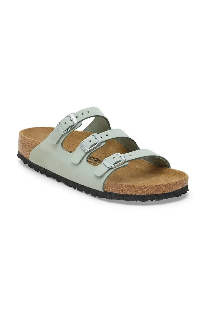 Birkenstock чехли дамски от набук Florida