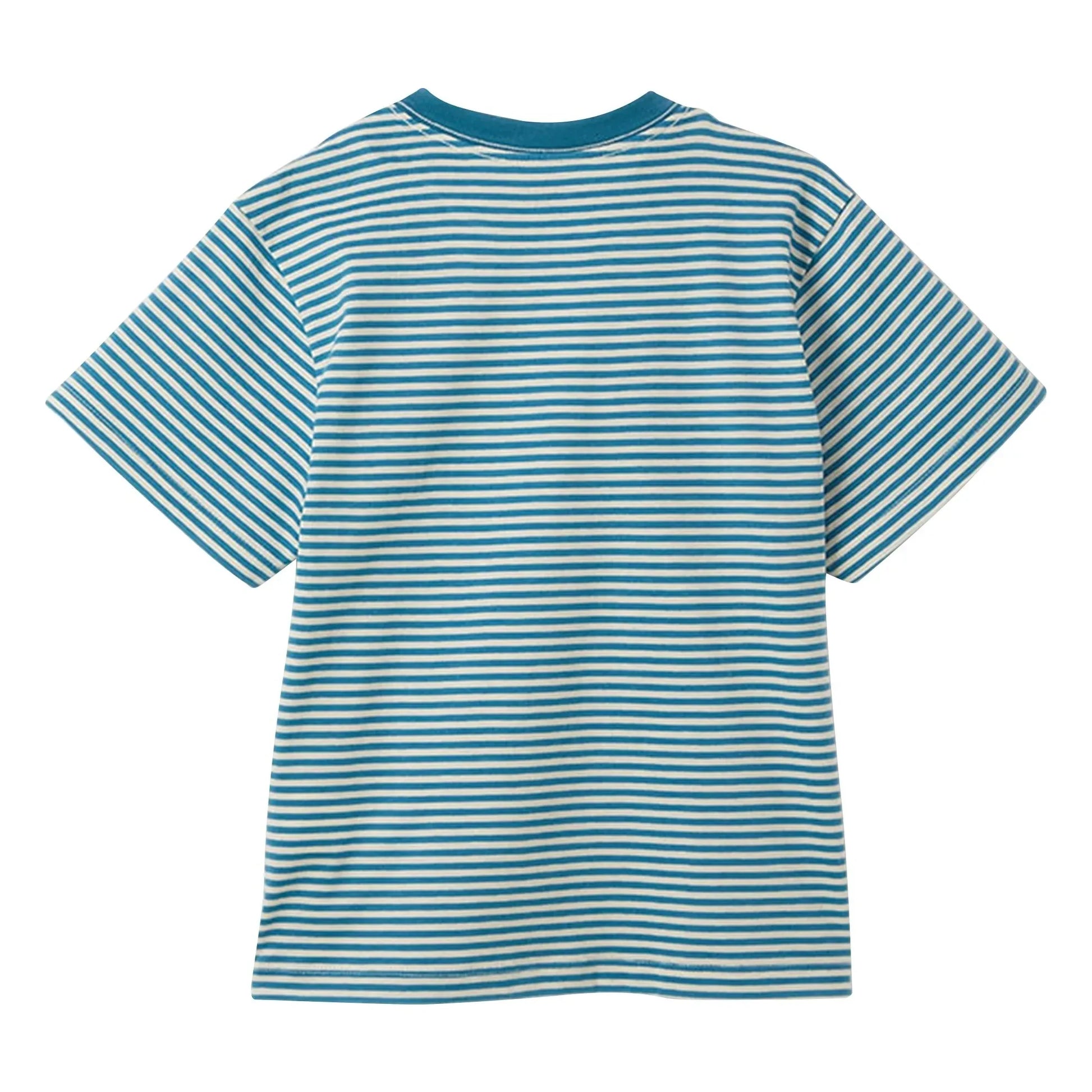 Fabula - Striped Shark T-shirt | Blue