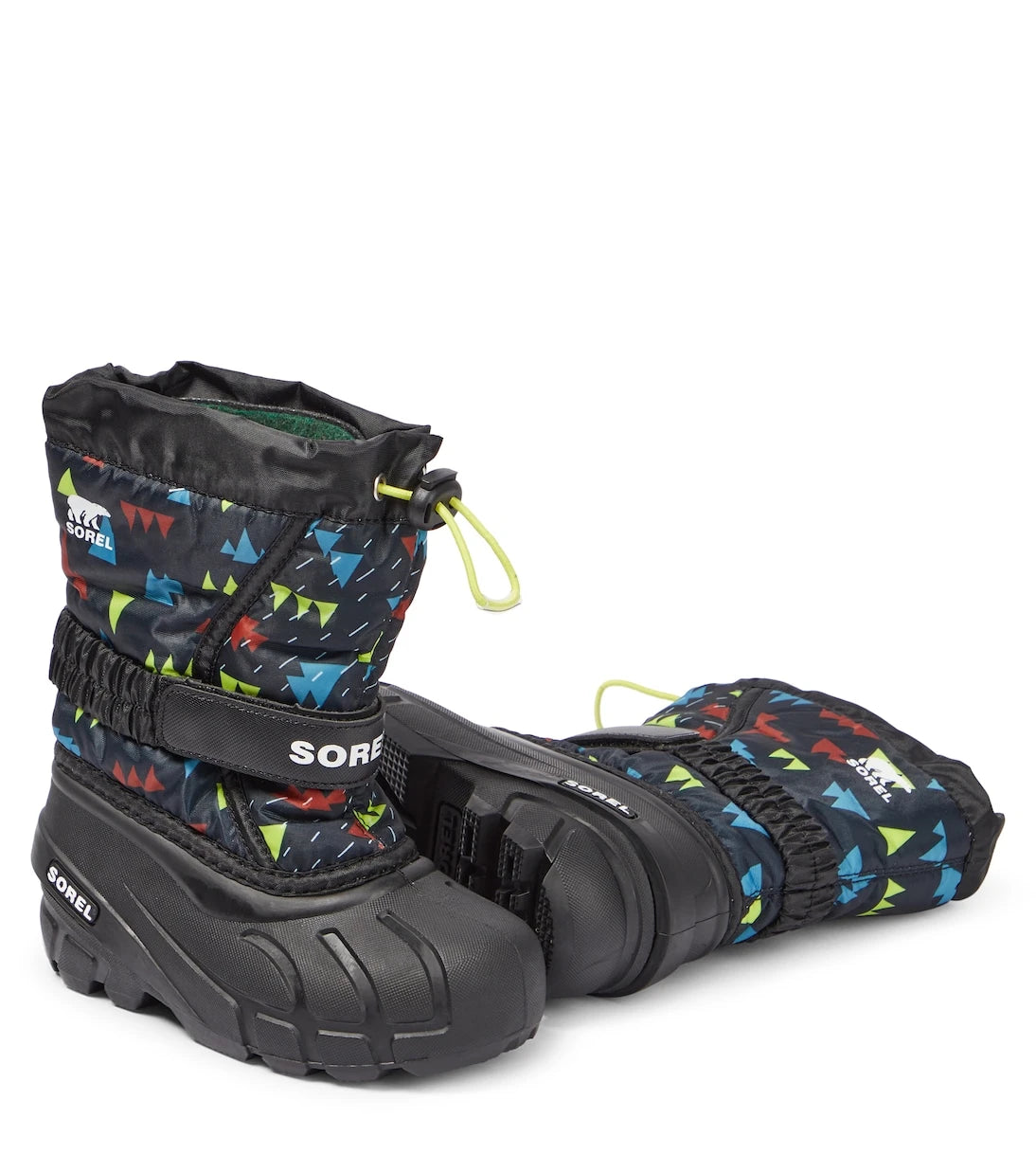 Sorel Kids - أحذية فلوري الثلجية المطبوعة