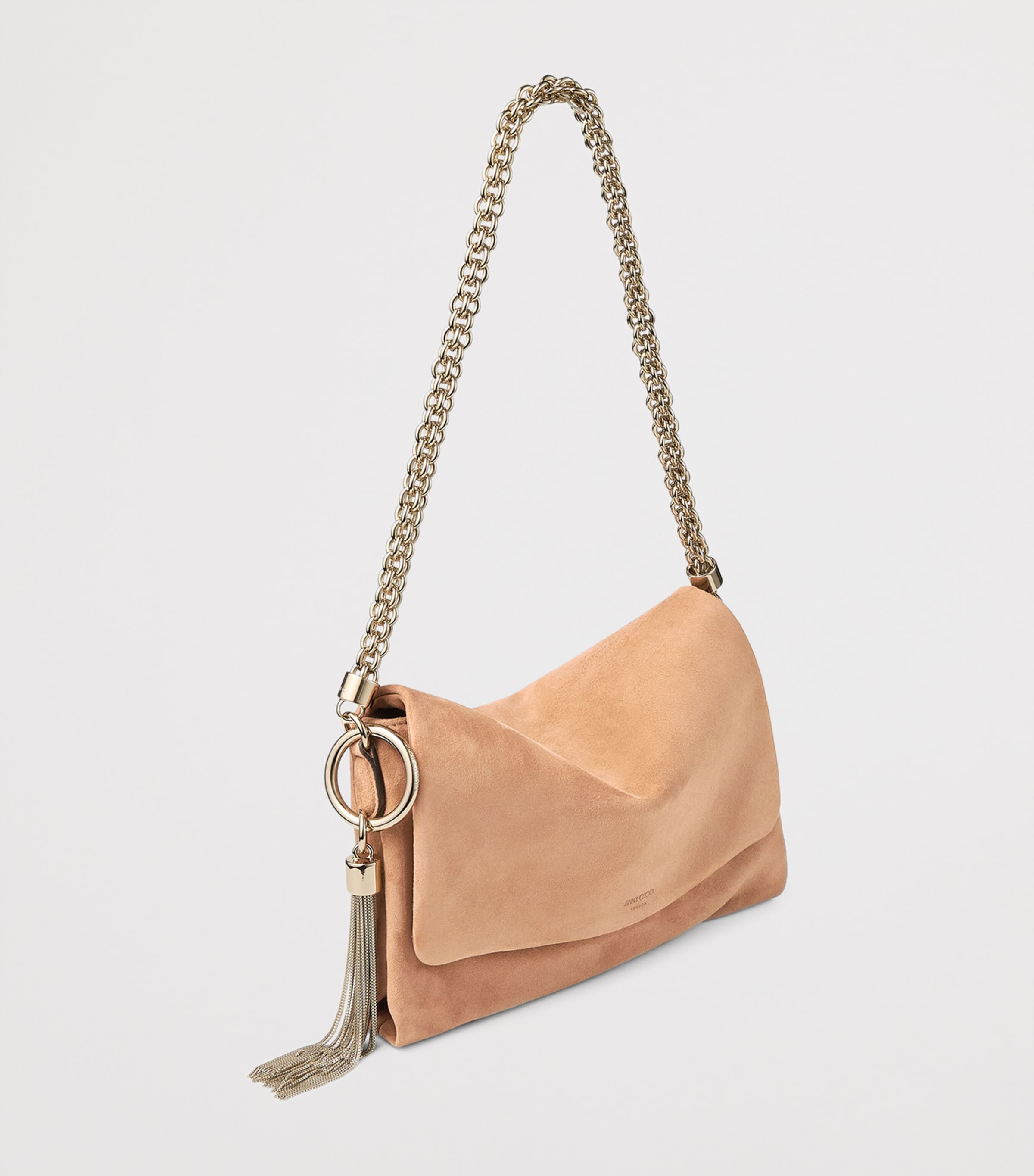 Jimmy Choo Suede Callie Flap Shoulder Bag