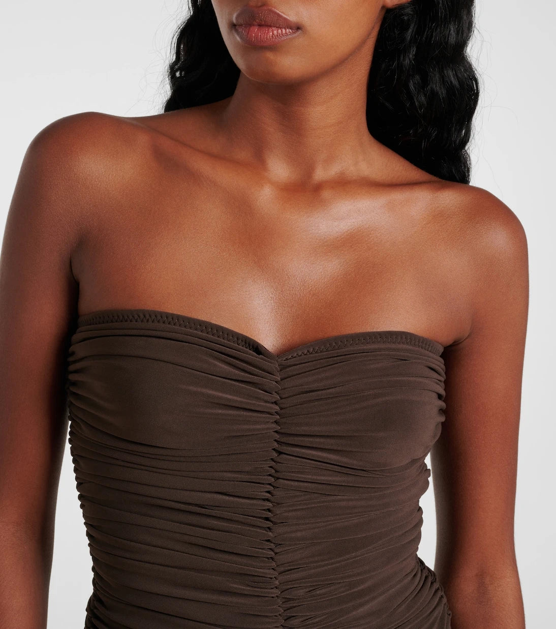 Norma Kamali - Slinky Marissa gathered swimsuit