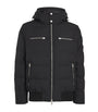 Moose Knuckles Black Down Cloud Bomber Puffer Jacket
