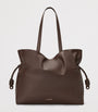 LOEWE Brown Large Leather Flamenco Purse