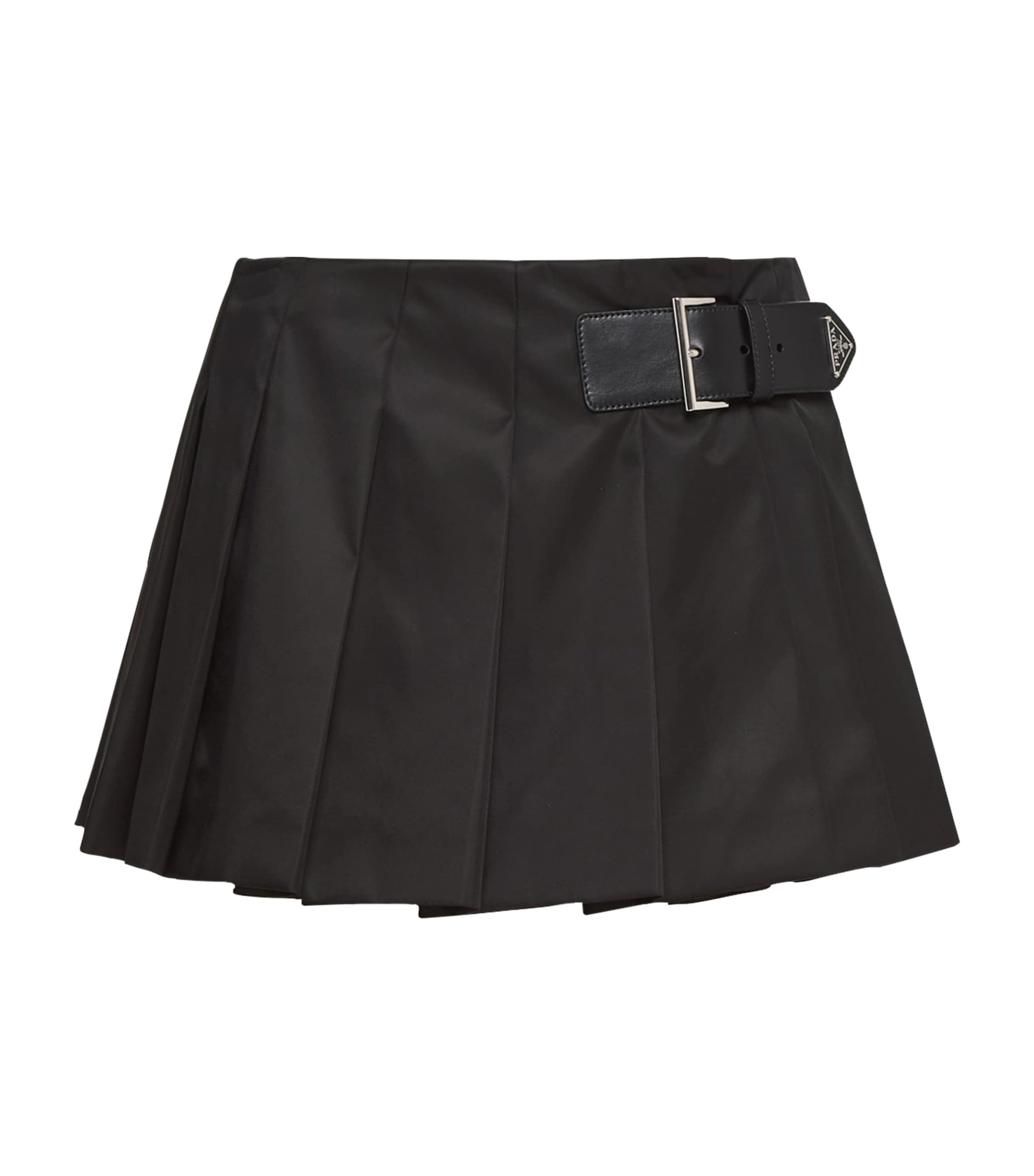 Prada Black Re-Nylon Pleated Mini Skirt