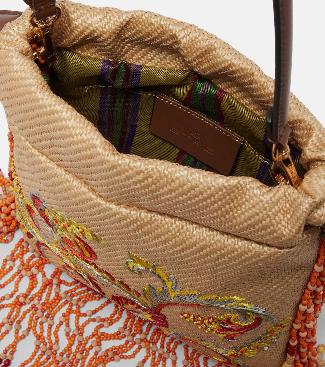 Etro - Kalispera Small embroidered pouch