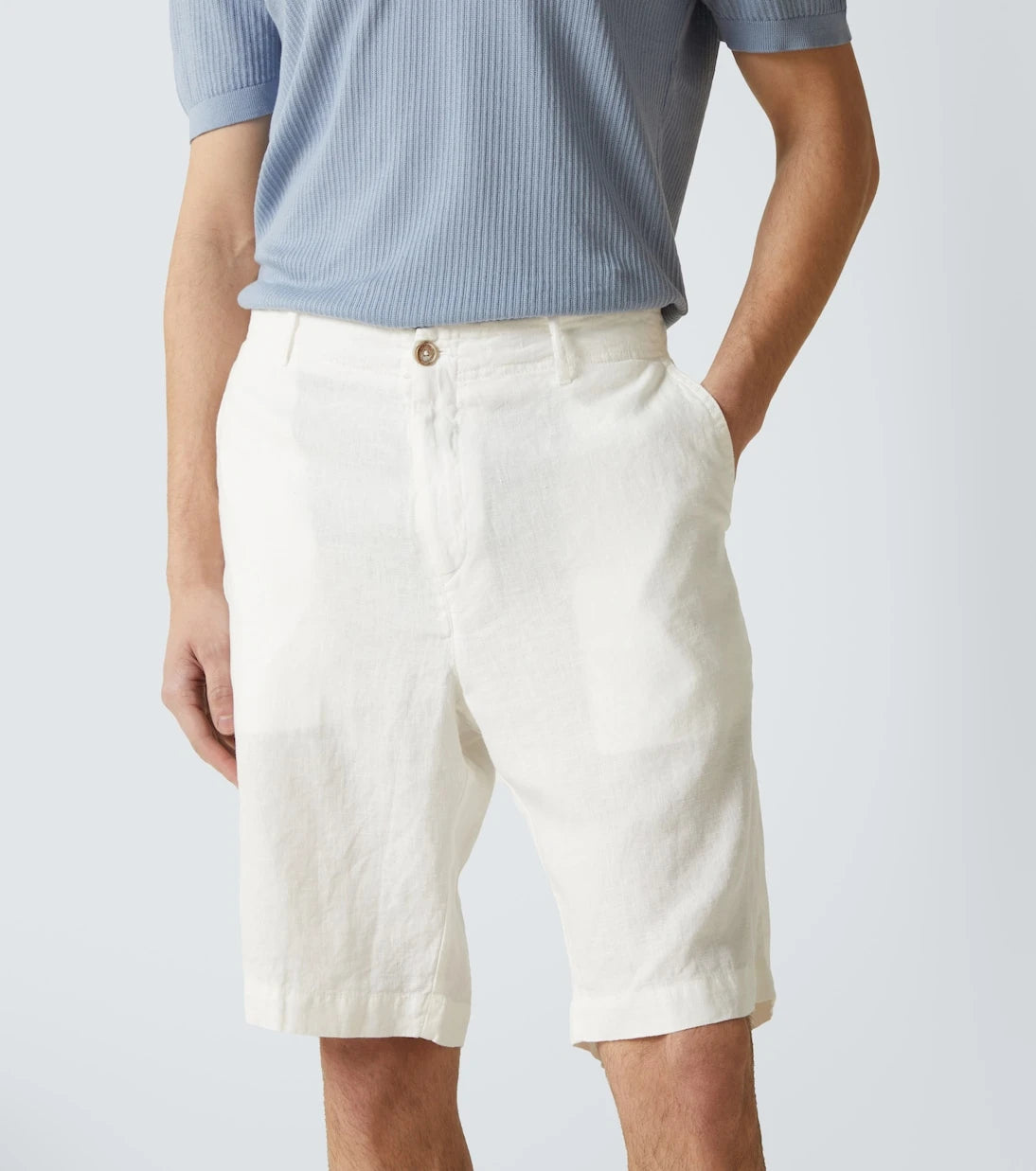 Fedeli - Linen Bermuda shorts