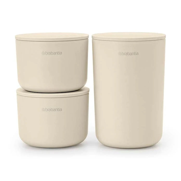 Brabantia Kapaklı Saklama Kapları Seti (3 Parça)