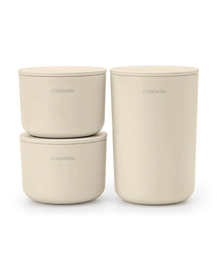Brabantia Kapaklı Saklama Kapları Seti (3 Parça)