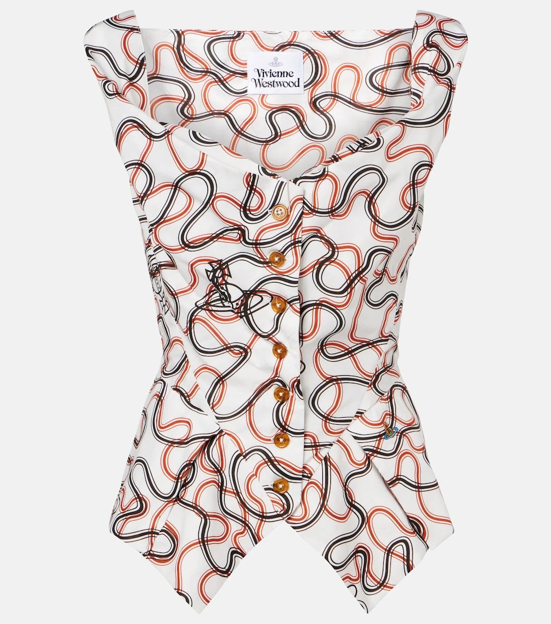 Vivienne Westwood - Monday printed cotton vest