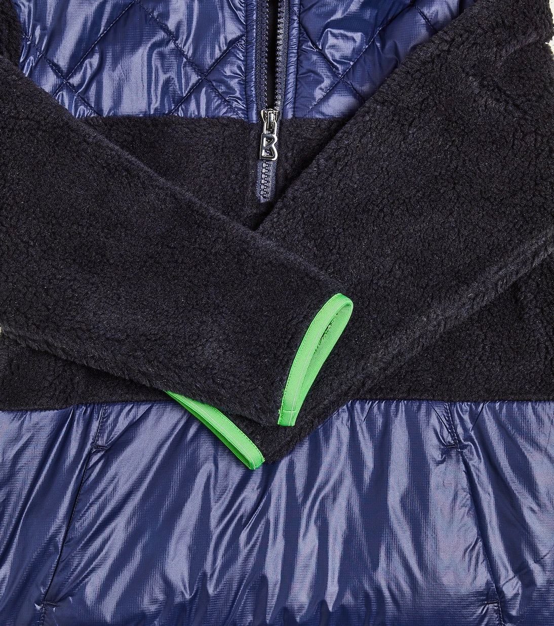 Bogner Kids - Elmas paneled teddy hoodie