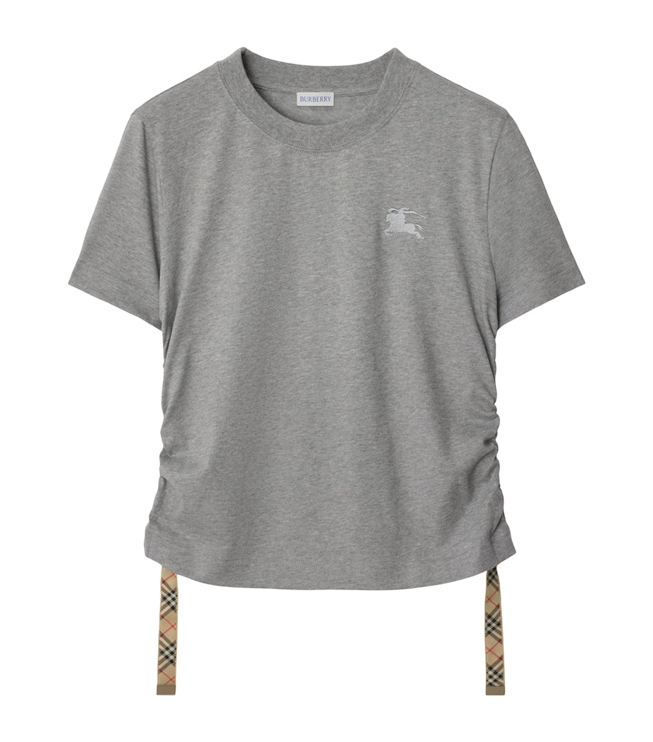 Burberry Grey Cotton Festival T-Shirt